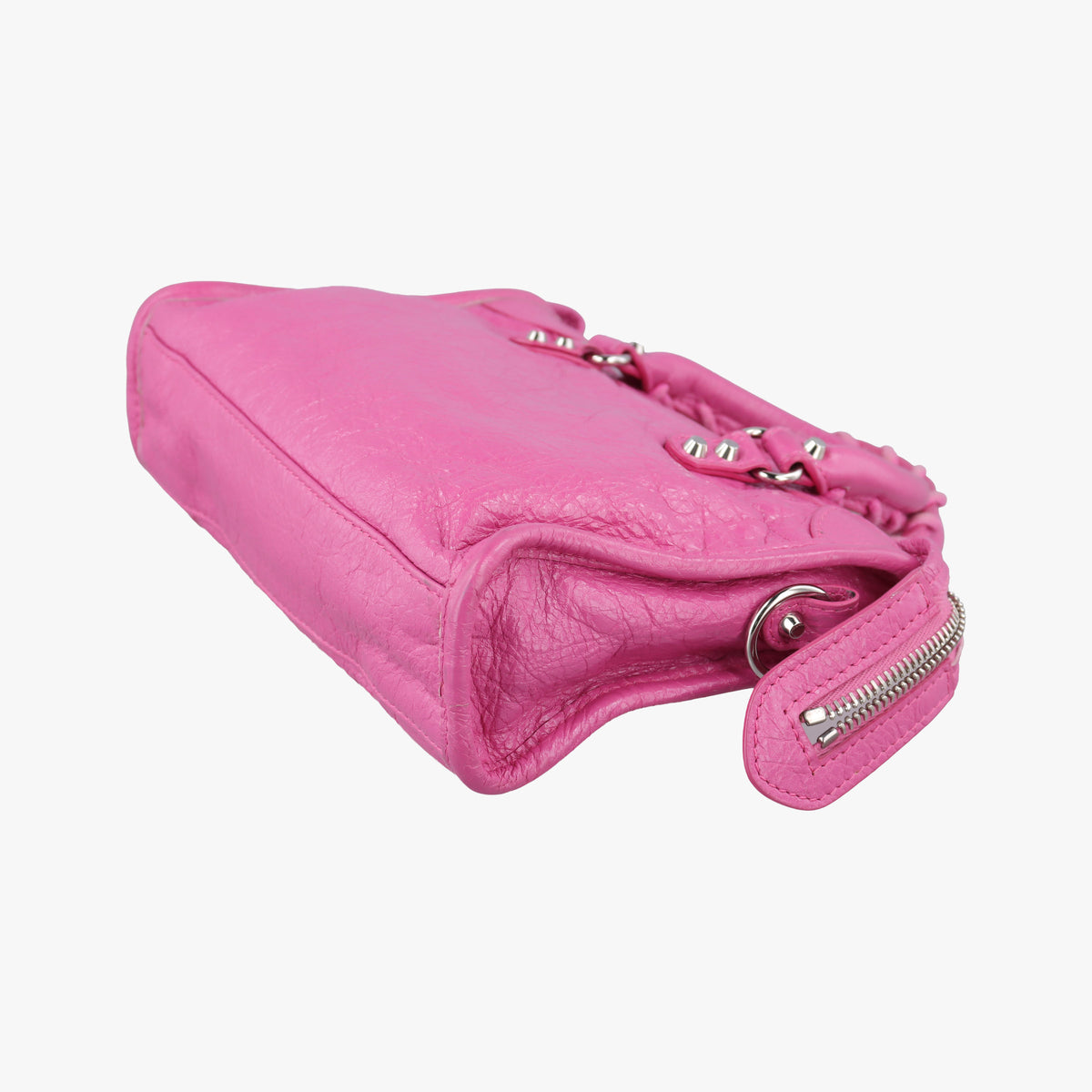 Pre-owned Balenciaga Classic City Nano Pink lambskin  shoulderbag | stylenewstar