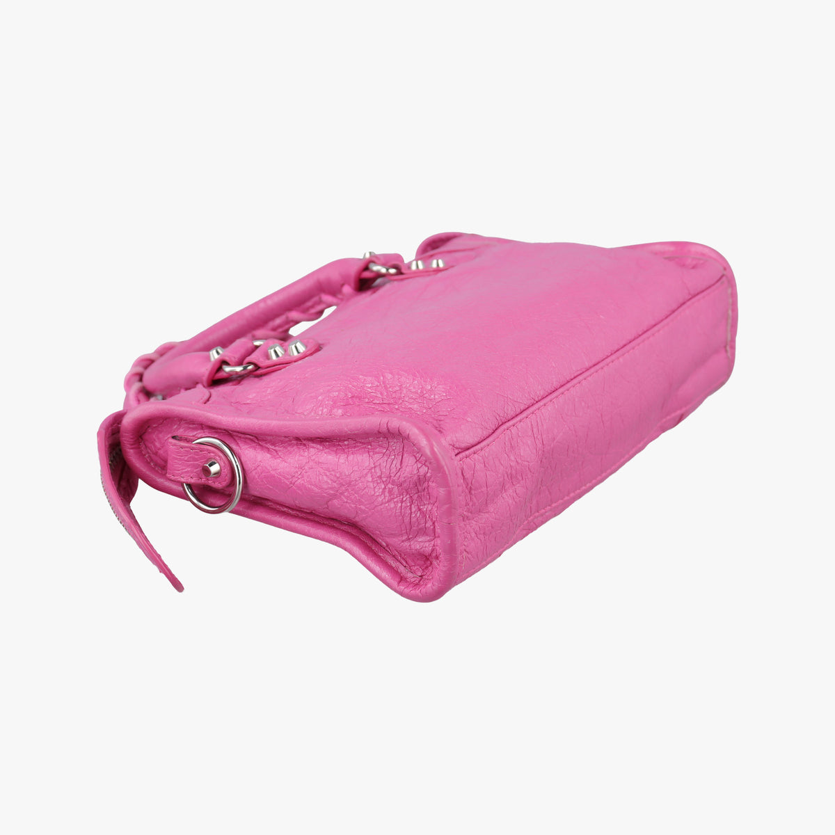 Pre-owned Balenciaga Classic City Nano Pink lambskin  shoulderbag | stylenewstar