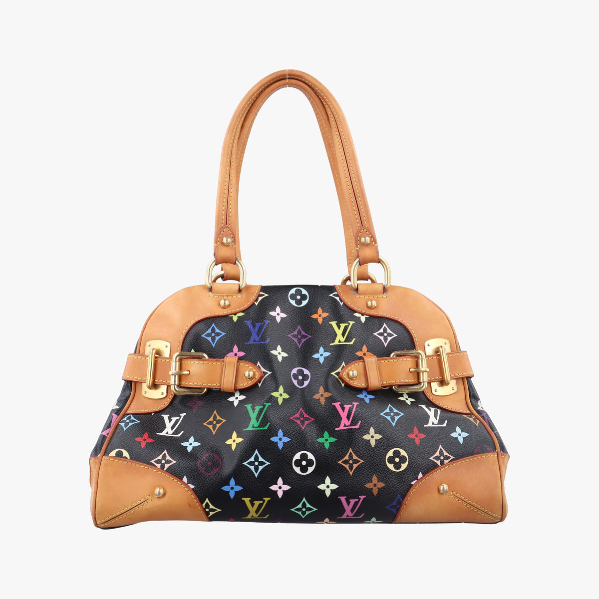 Secondhand Louis Vuitton Claudia Noir Monogram Multicolore M40194 handbag | stylenewstar