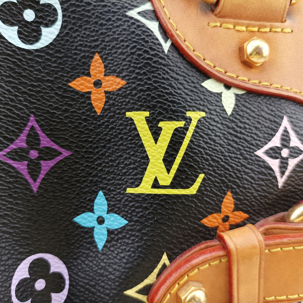 Secondhand Louis Vuitton Claudia Noir Monogram Multicolore M40194 handbag | stylenewstar