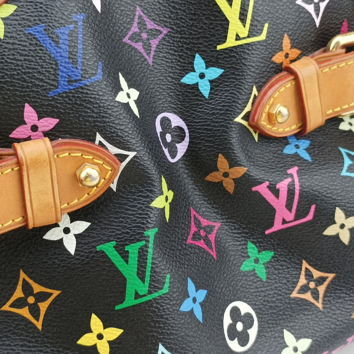 Secondhand Louis Vuitton Claudia Noir Monogram Multicolore M40194 handbag | stylenewstar