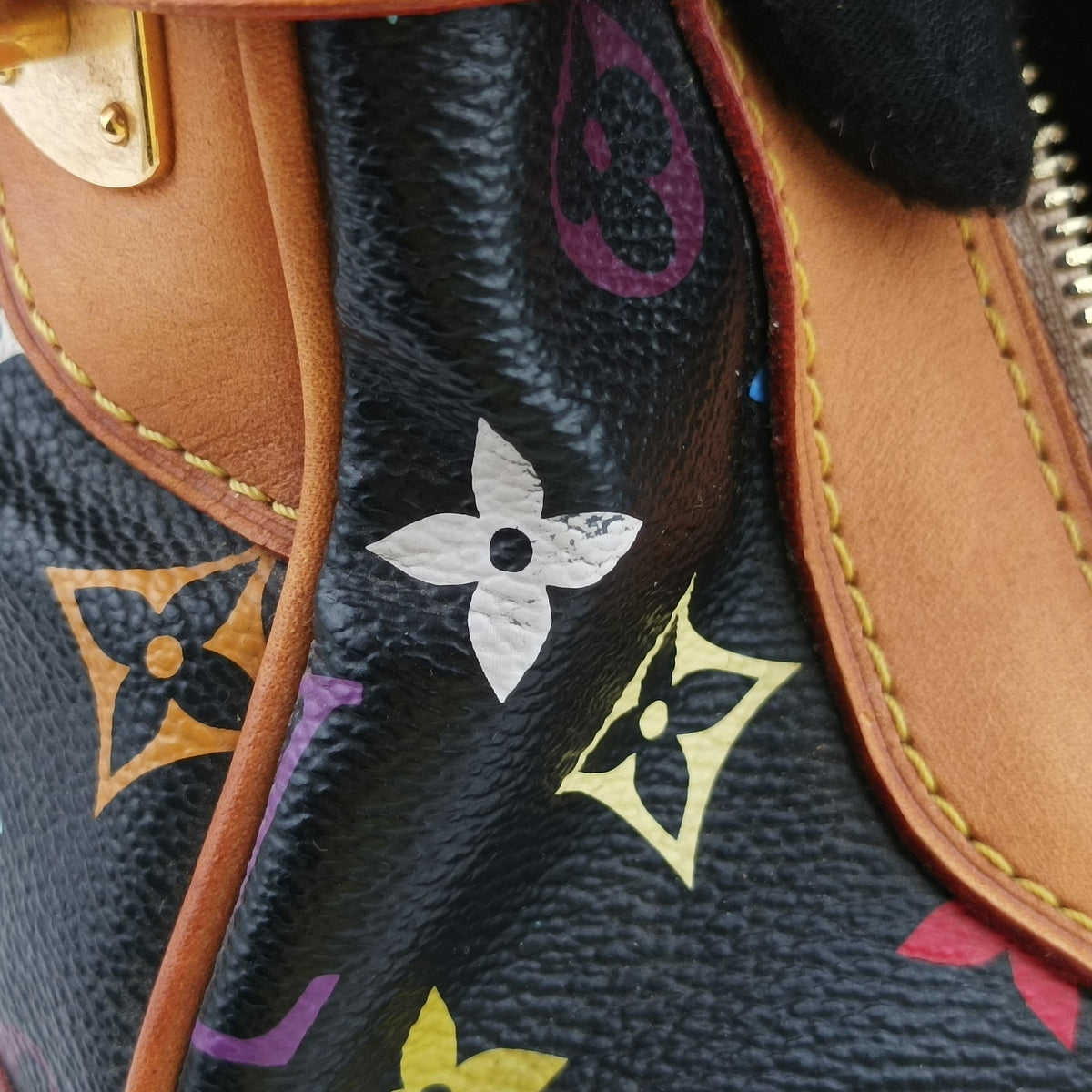 Secondhand Louis Vuitton Claudia Noir Monogram Multicolore M40194 handbag | stylenewstar