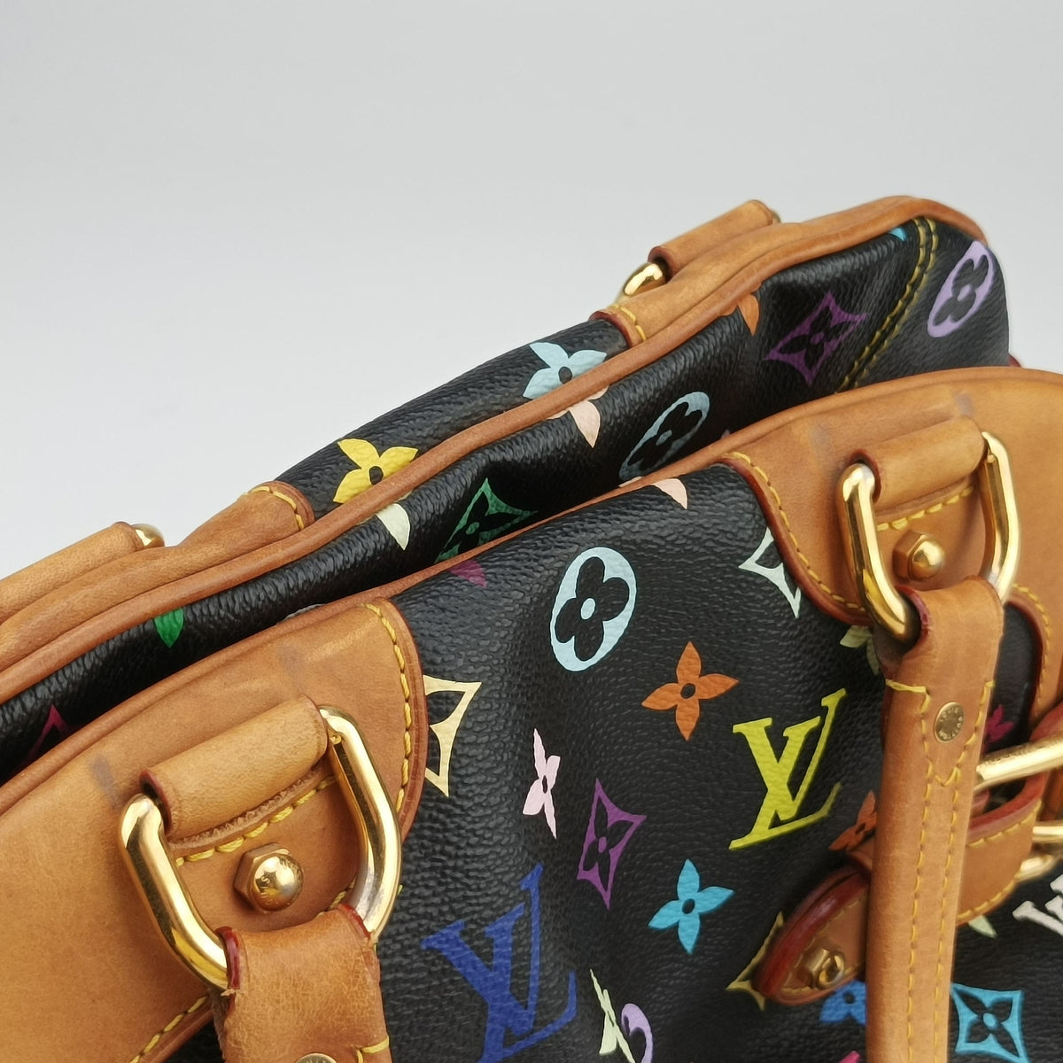 Secondhand Louis Vuitton Claudia Noir Monogram Multicolore M40194 handbag | stylenewstar