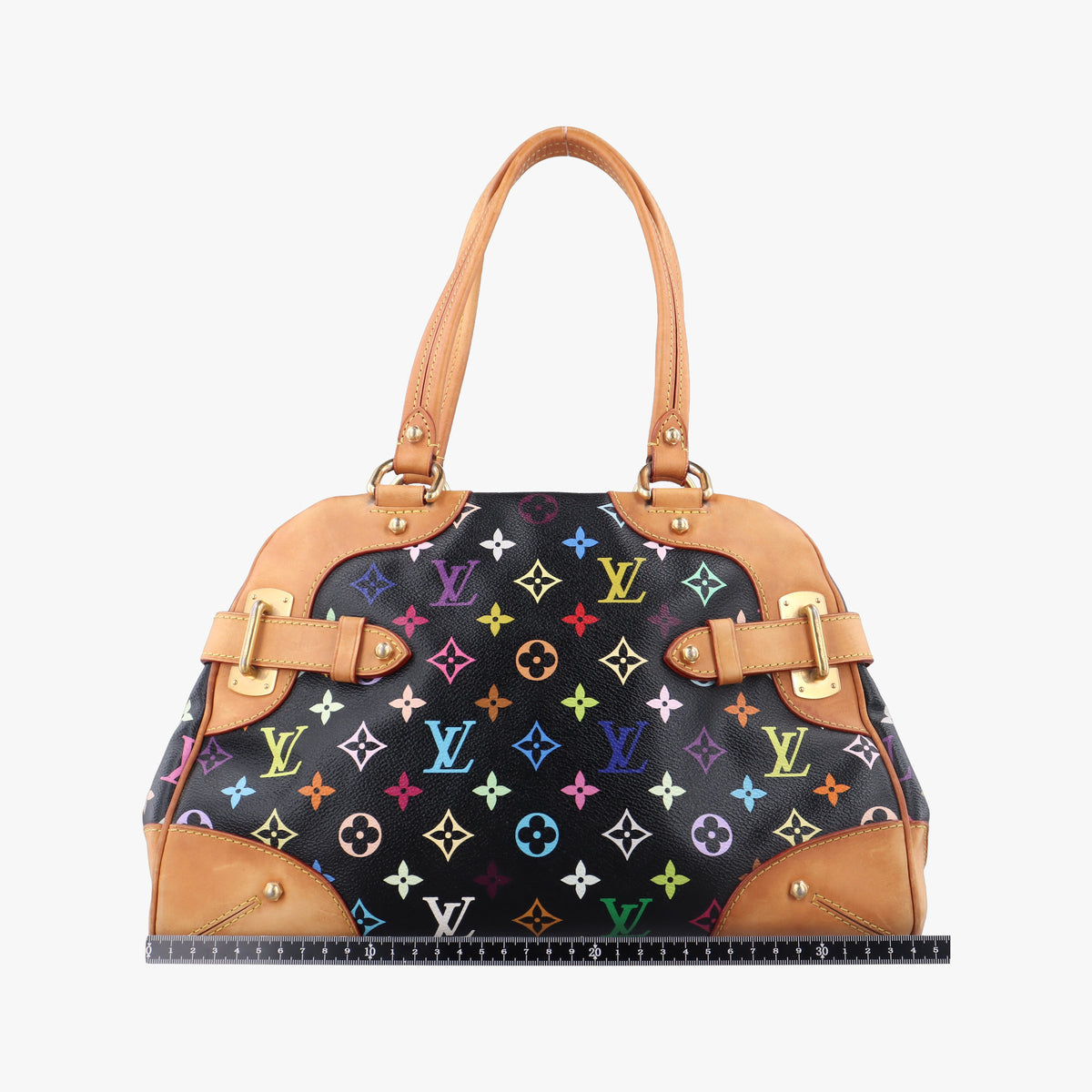 Secondhand Louis Vuitton Claudia Noir Monogram Multicolore M40194 handbag | stylenewstar