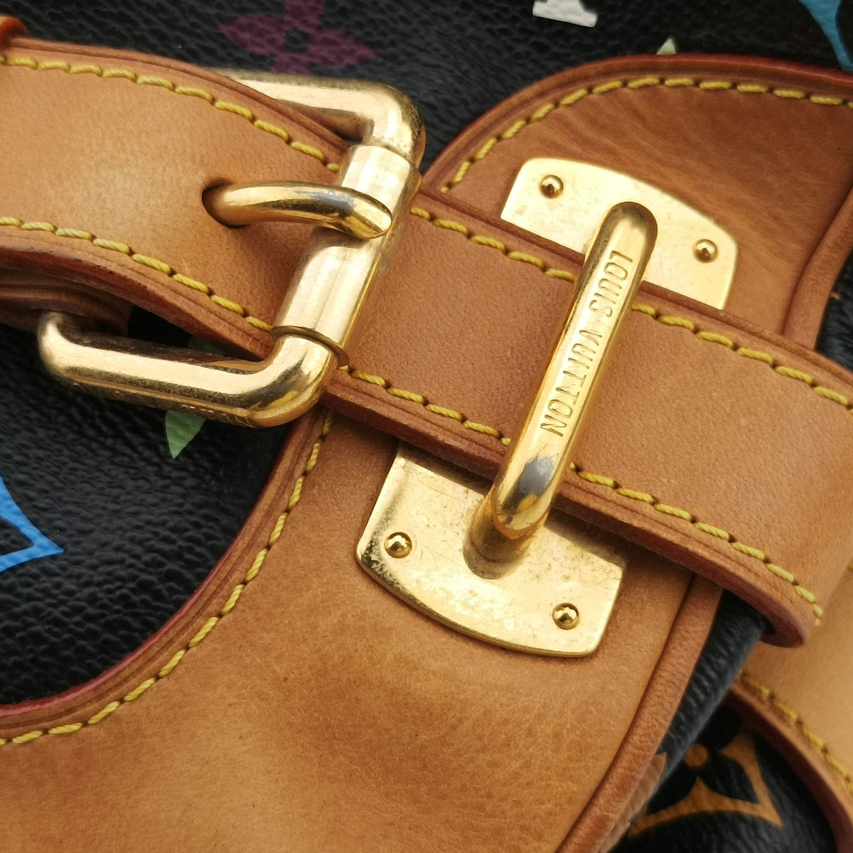 Secondhand Louis Vuitton Claudia Noir Monogram Multicolore M40194 handbag | stylenewstar