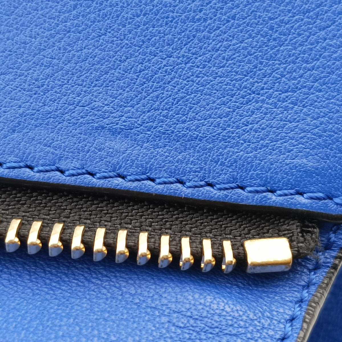 Pre-owned Loewe Hammock Black×blue Leather  shoulderbag | stylenewstar