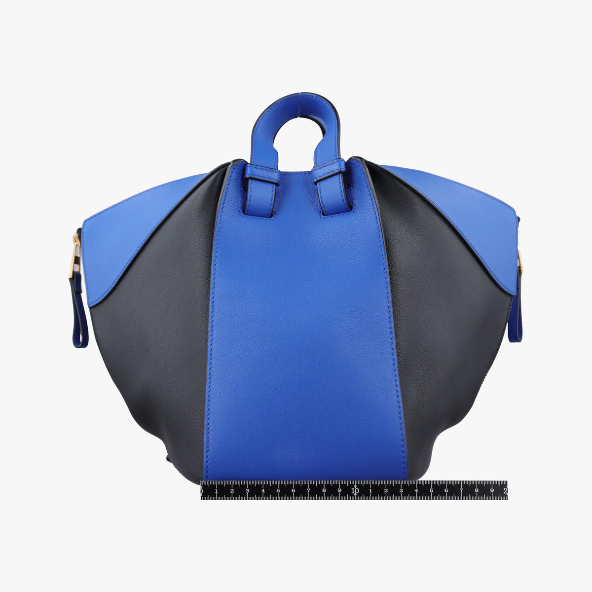 Pre-owned Loewe Hammock Black×blue Leather  shoulderbag | stylenewstar