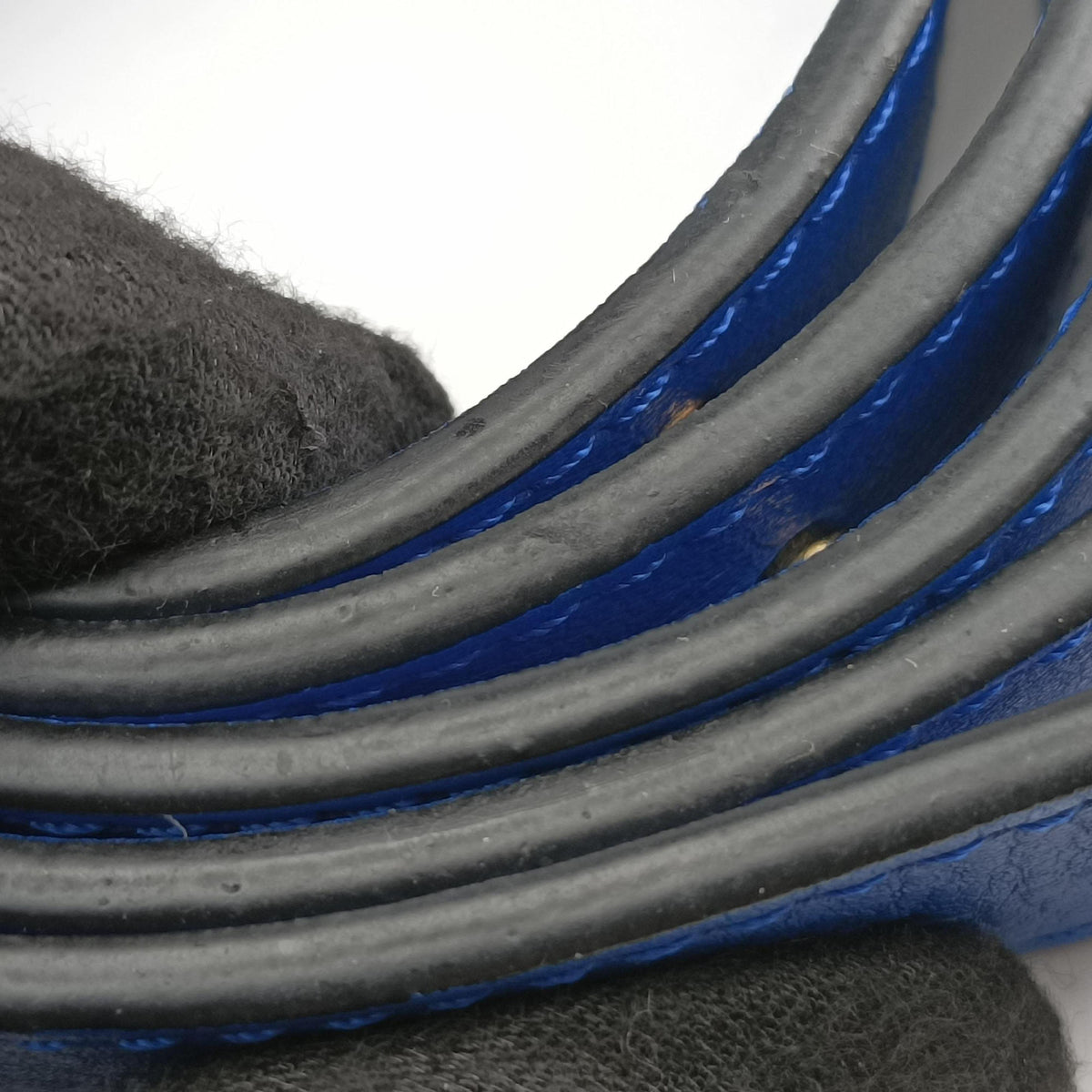 Pre-owned Loewe Hammock Black×blue Leather  shoulderbag | stylenewstar