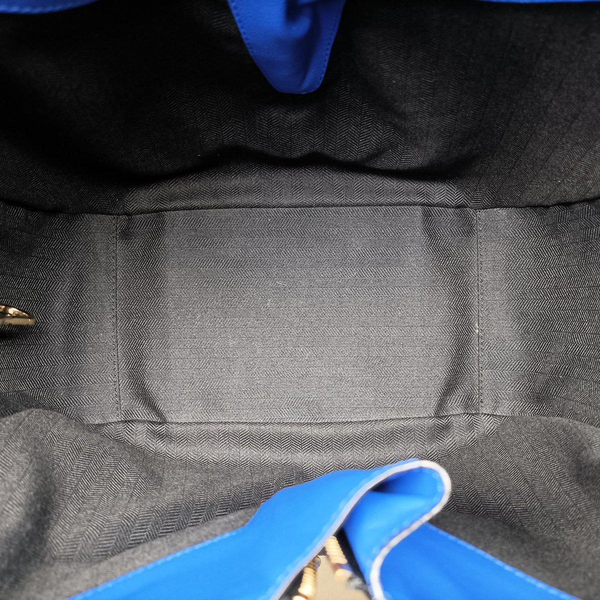 Pre-owned Loewe Hammock Black×blue Leather  shoulderbag | stylenewstar
