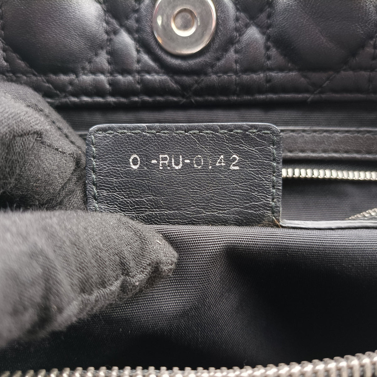 Pre-owned Christian Dior Cannage Dior Soft Shopping Black lambskin  shoulderbag | stylenewstar