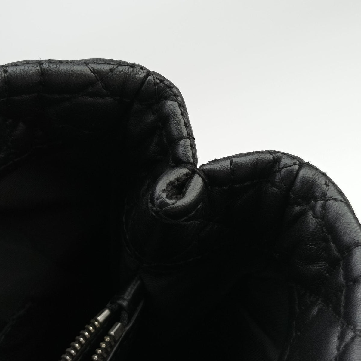 Pre-owned Christian Dior Cannage Dior Soft Shopping Black lambskin  shoulderbag | stylenewstar