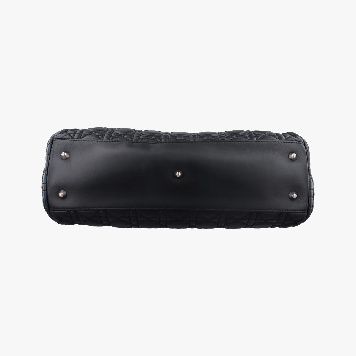 Pre-owned Christian Dior Cannage Dior Soft Shopping Black lambskin  shoulderbag | stylenewstar