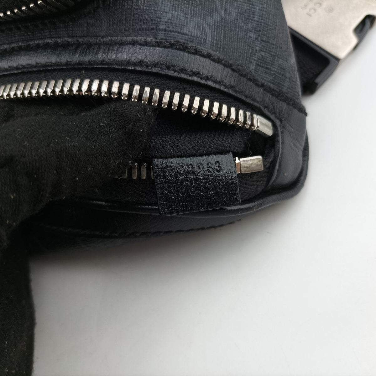Vintage Gucci GG Supreme Retro Black PVC coated canvas 682933 bum bag/waist bag | stylenewstar