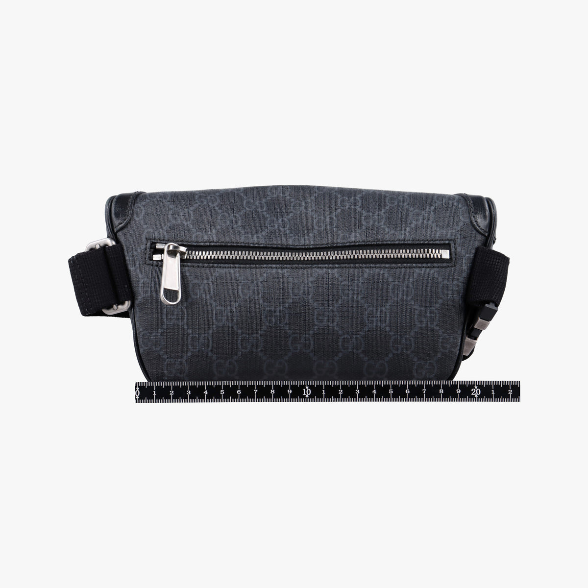 Vintage Gucci GG Supreme Retro Black PVC coated canvas 682933 bum bag/waist bag | stylenewstar