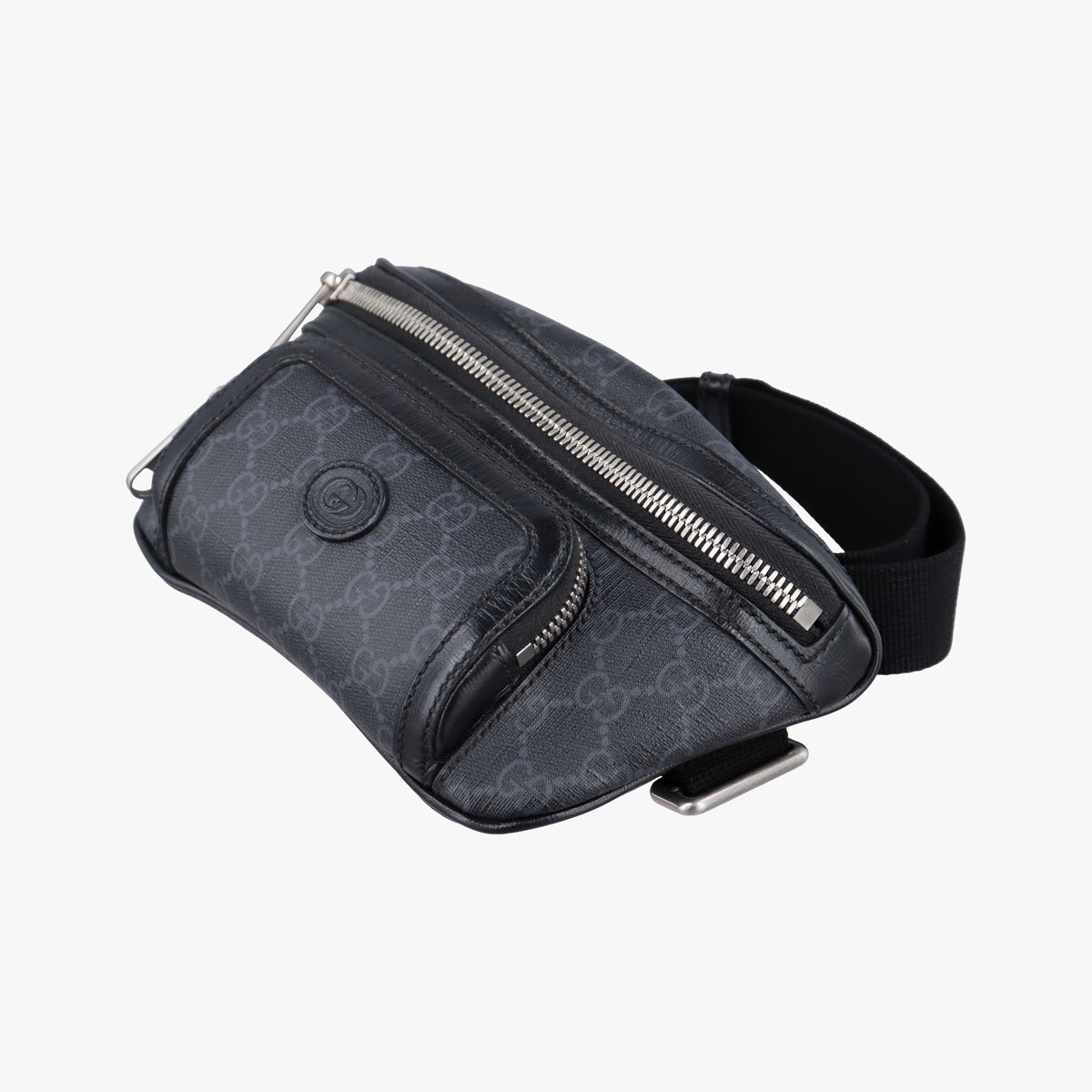 Vintage Gucci GG Supreme Retro Black PVC coated canvas 682933 bum bag/waist bag | stylenewstar