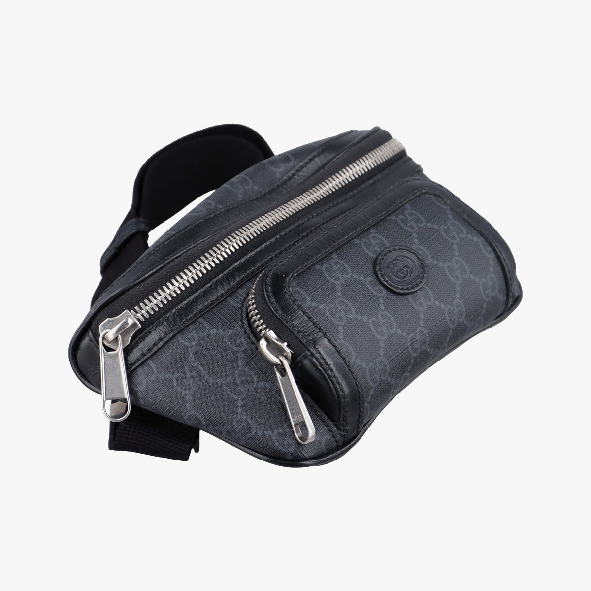 Vintage Gucci GG Supreme Retro Black PVC coated canvas 682933 bum bag/waist bag | stylenewstar