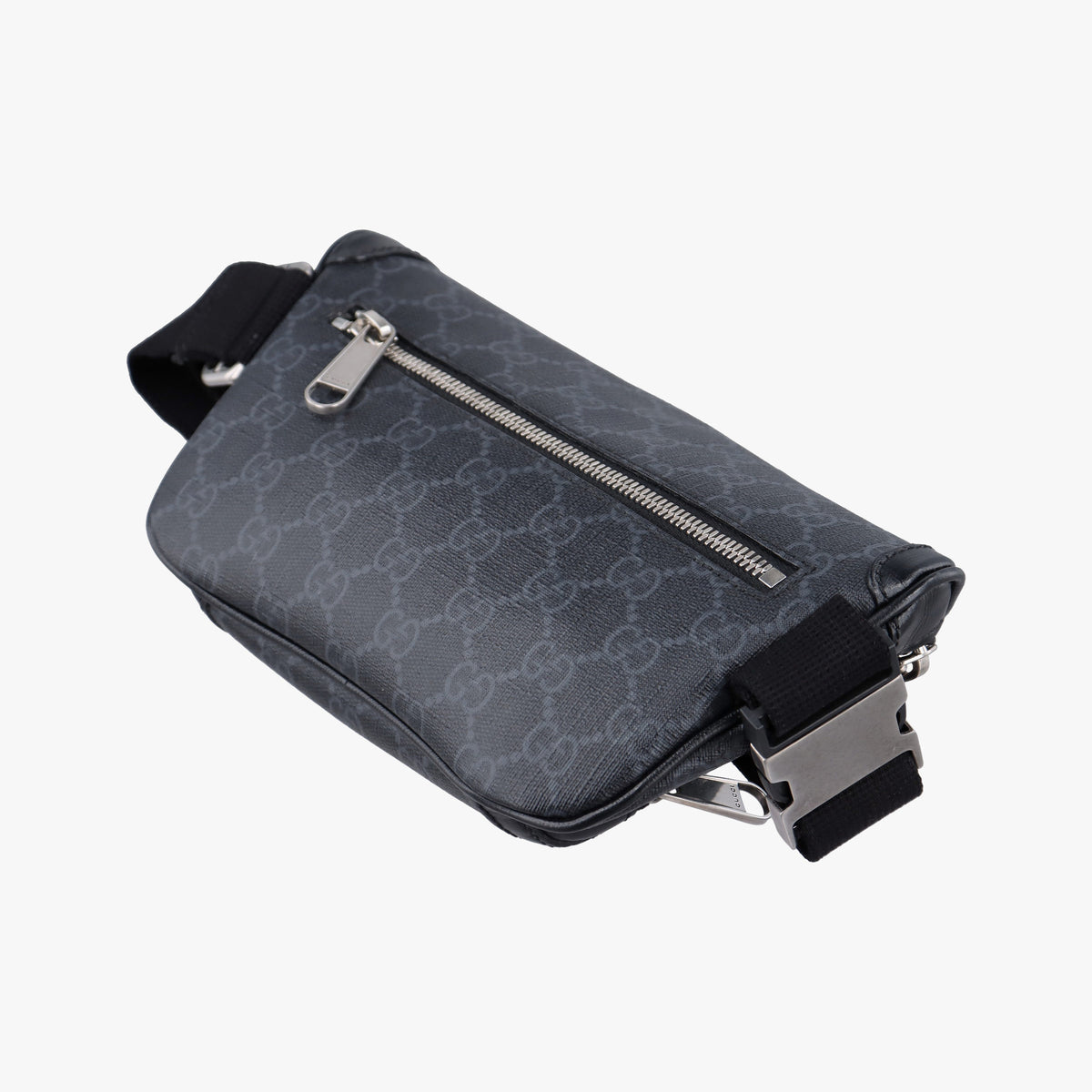 Vintage Gucci GG Supreme Retro Black PVC coated canvas 682933 bum bag/waist bag | stylenewstar
