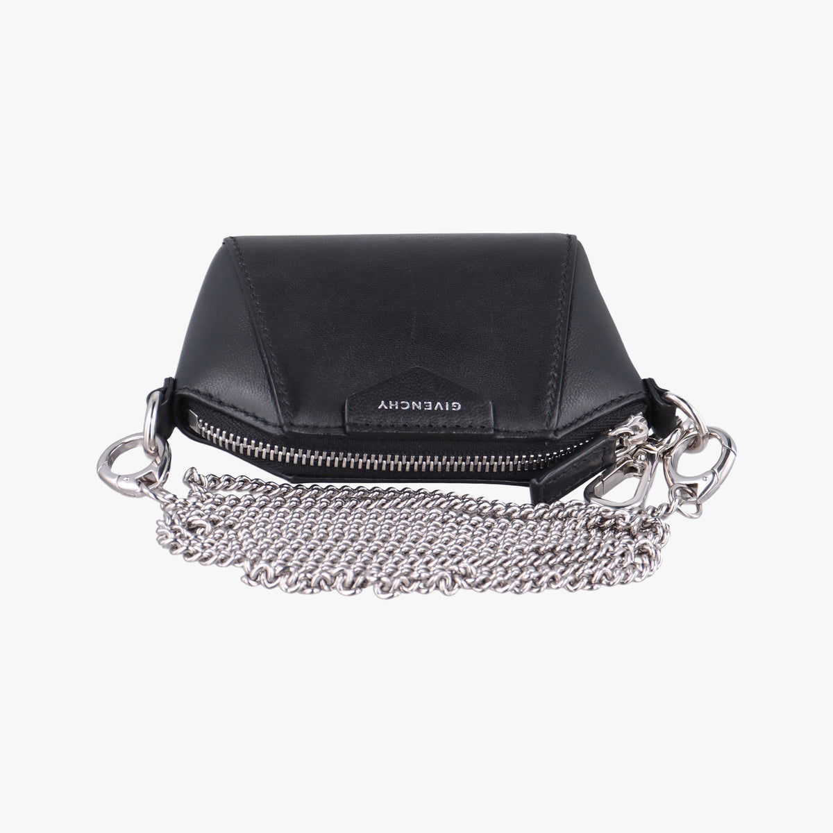 Pre-owned Givenchy Antigona Black Leather  shoulderbag | stylenewstar