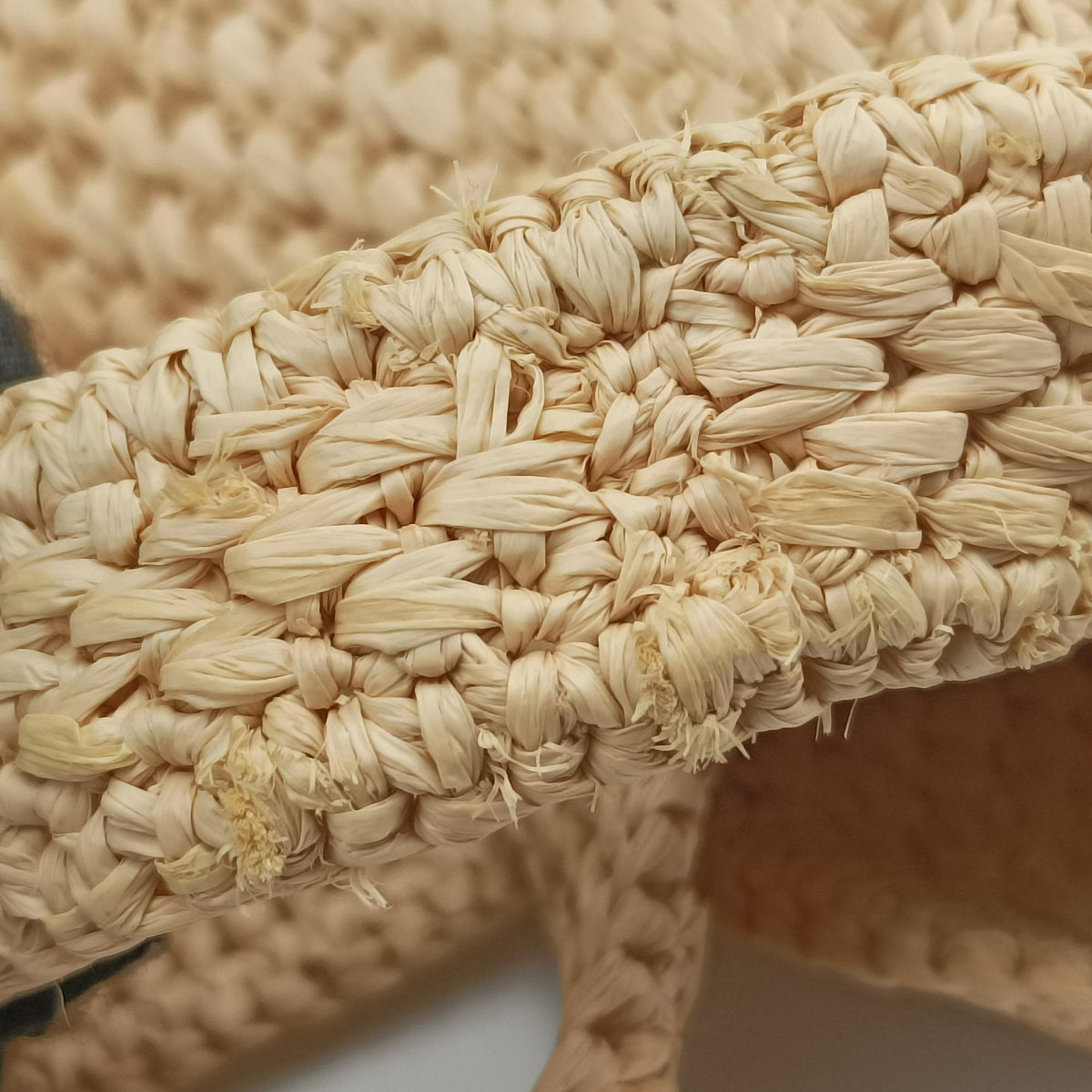 Vintage Loewe Font Tote Mini Beige Raffia A685V46X01 handbag | stylenewstar