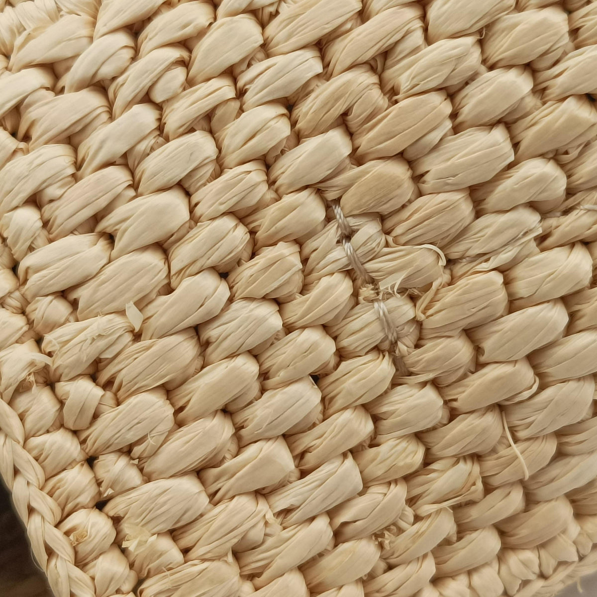 Vintage Loewe Font Tote Mini Beige Raffia A685V46X01 handbag | stylenewstar