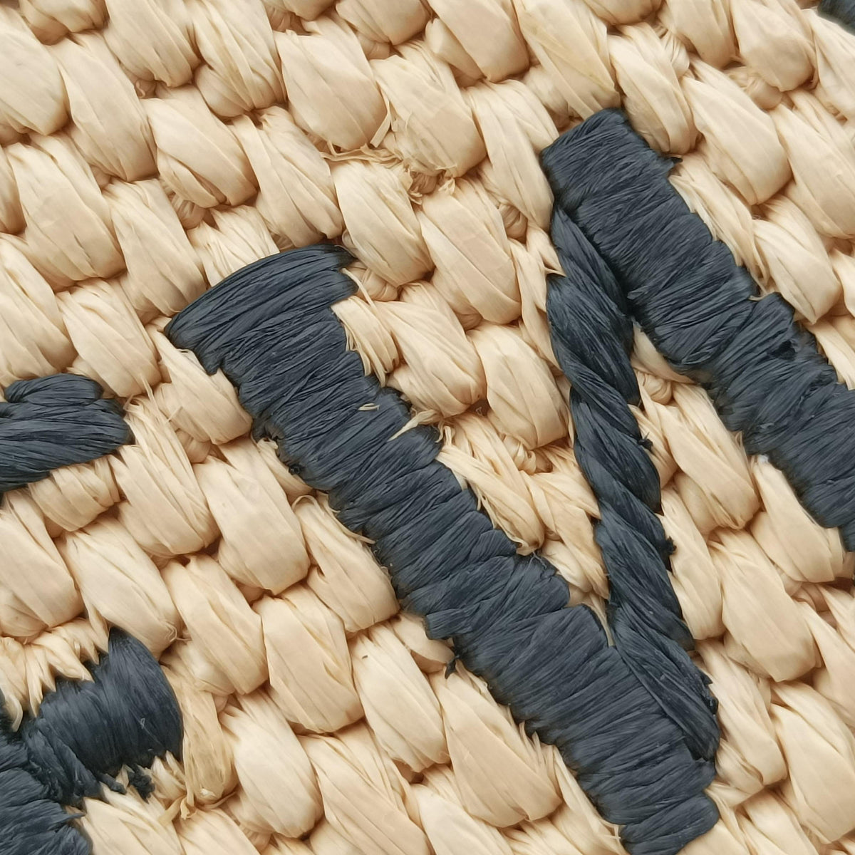 Vintage Loewe Font Tote Mini Beige Raffia A685V46X01 handbag | stylenewstar
