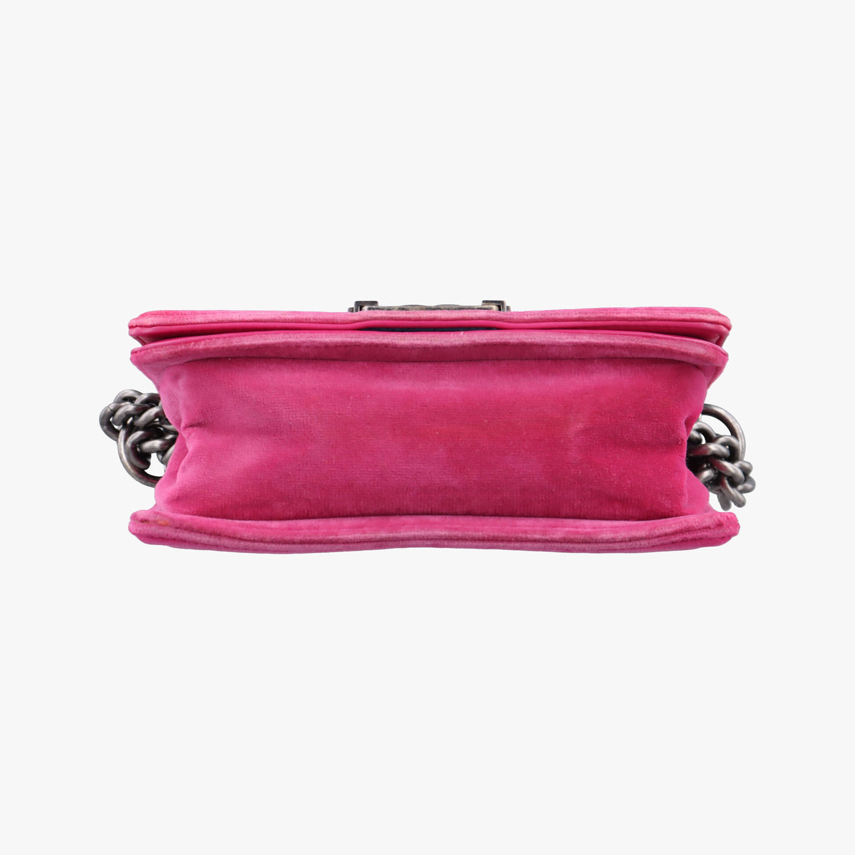 Pre-owned Chanel BOY CHANEL Rose velour A67416 shoulderbag | stylenewstar