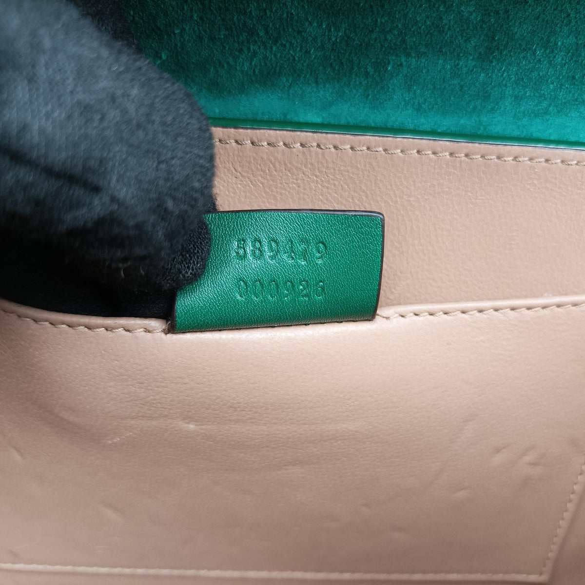 Vintage Gucci Sylvie Green Patent Leather 589479 handbag | stylenewstar
