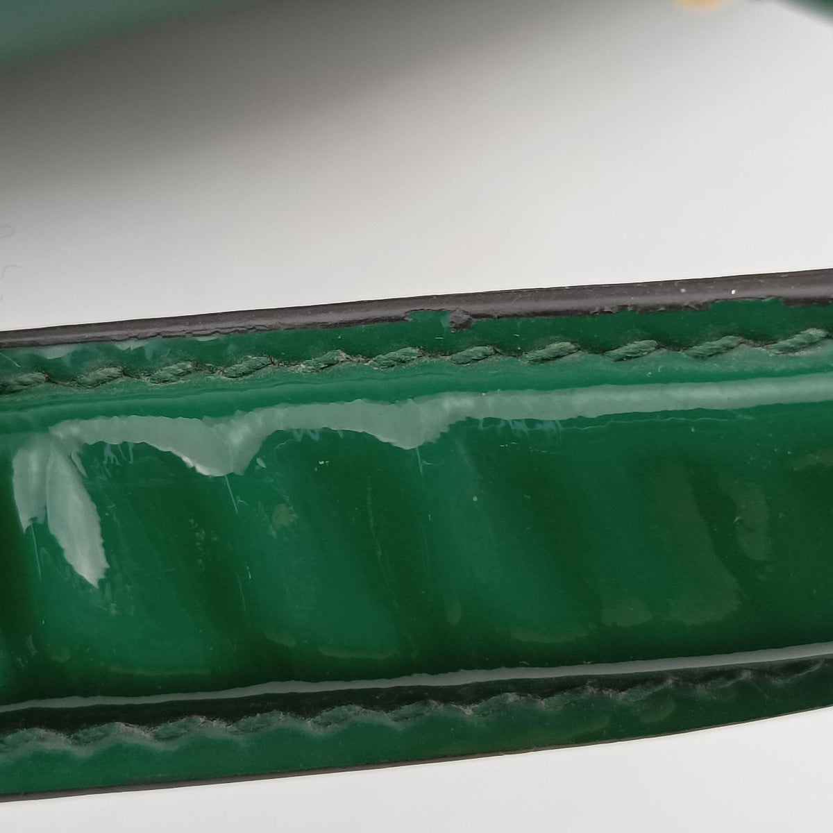 Vintage Gucci Sylvie Green Patent Leather 589479 handbag | stylenewstar