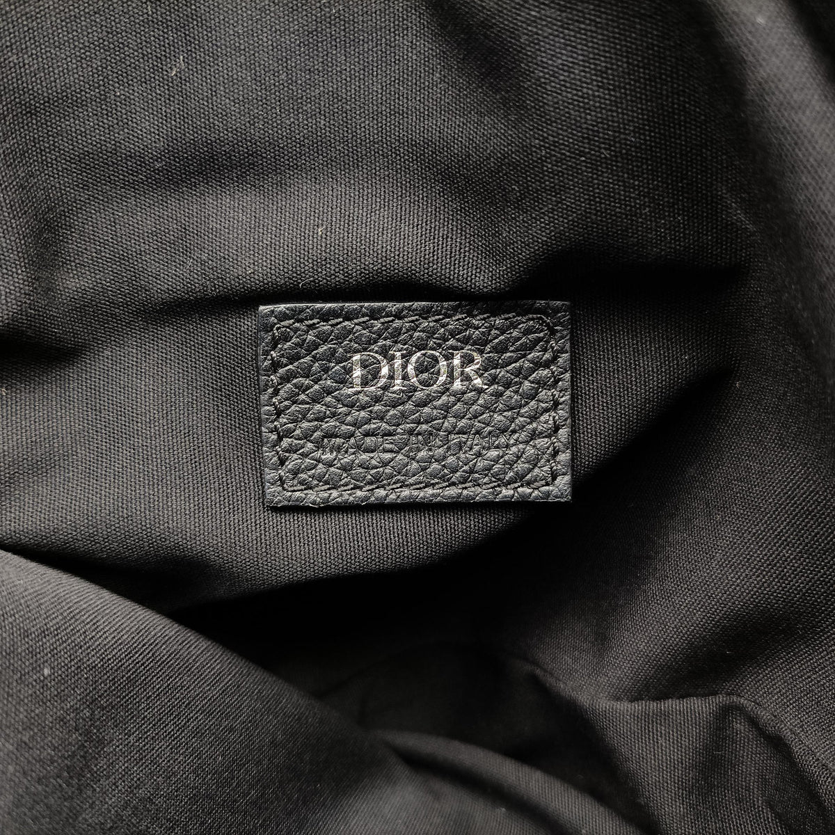 Secondhand Christian Dior saddle Navy Jacquard×Leather  bum bag/waist bag | stylenewstar