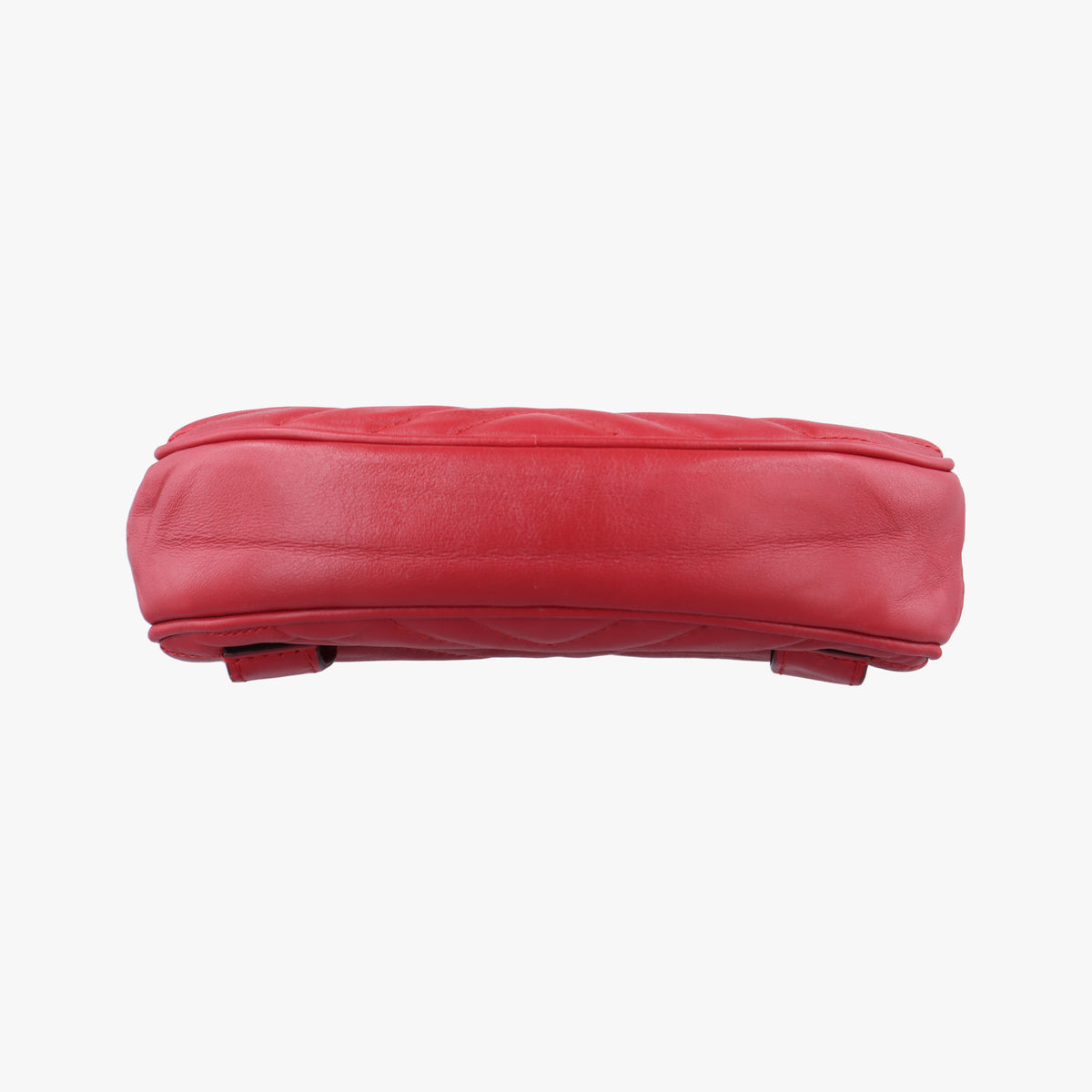 Secondhand Gucci GG Marmont Red Leather 476434 bum bag/waist bag | stylenewstar