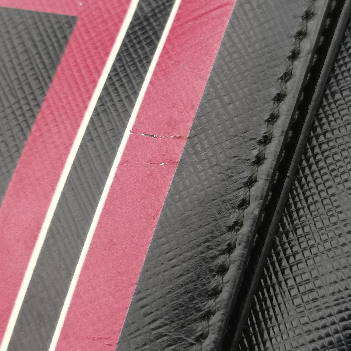 Vintage Ferragamo Vara Black x Pink Leather  shoulderbag | stylenewstar
