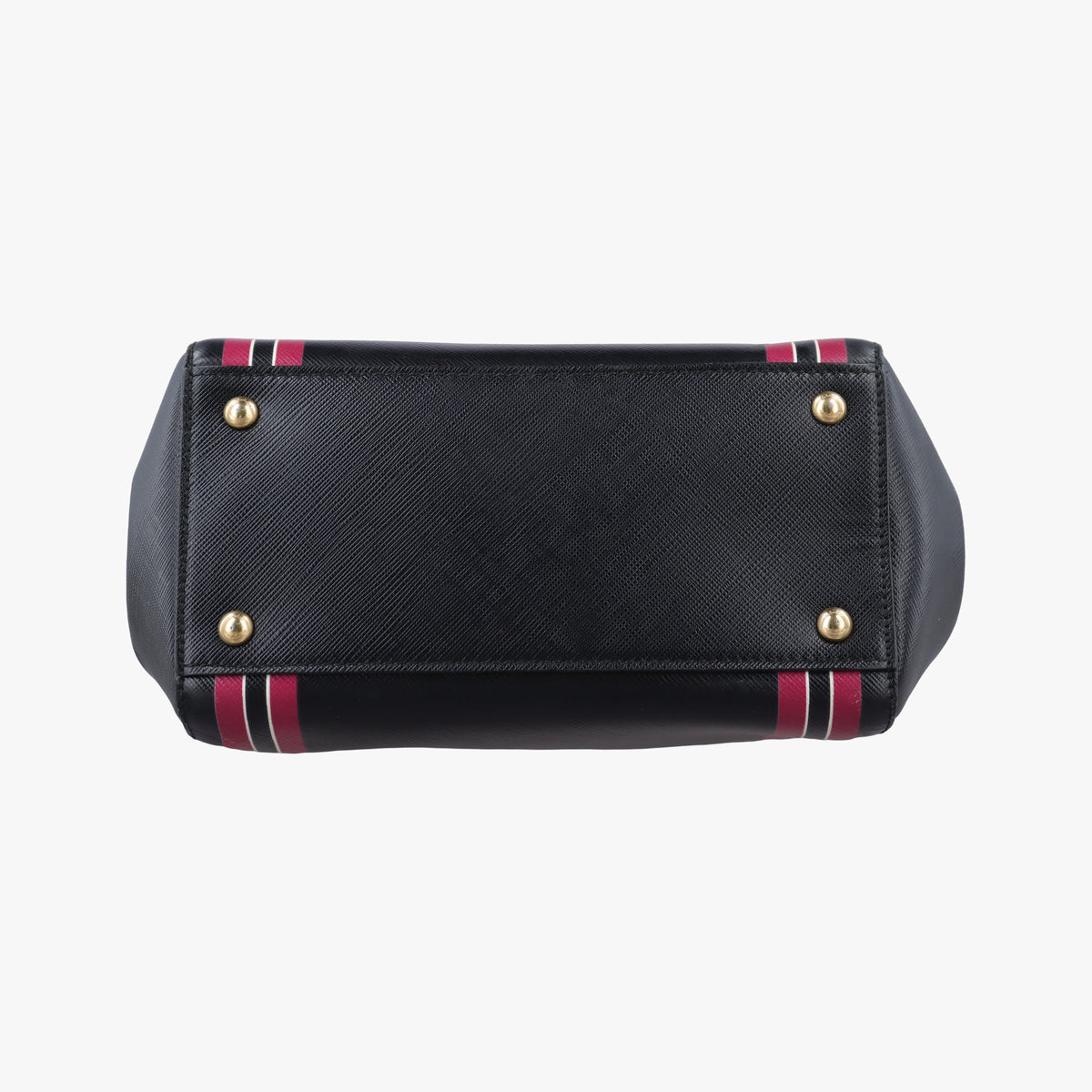 Vintage Ferragamo Vara Black x Pink Leather  shoulderbag | stylenewstar