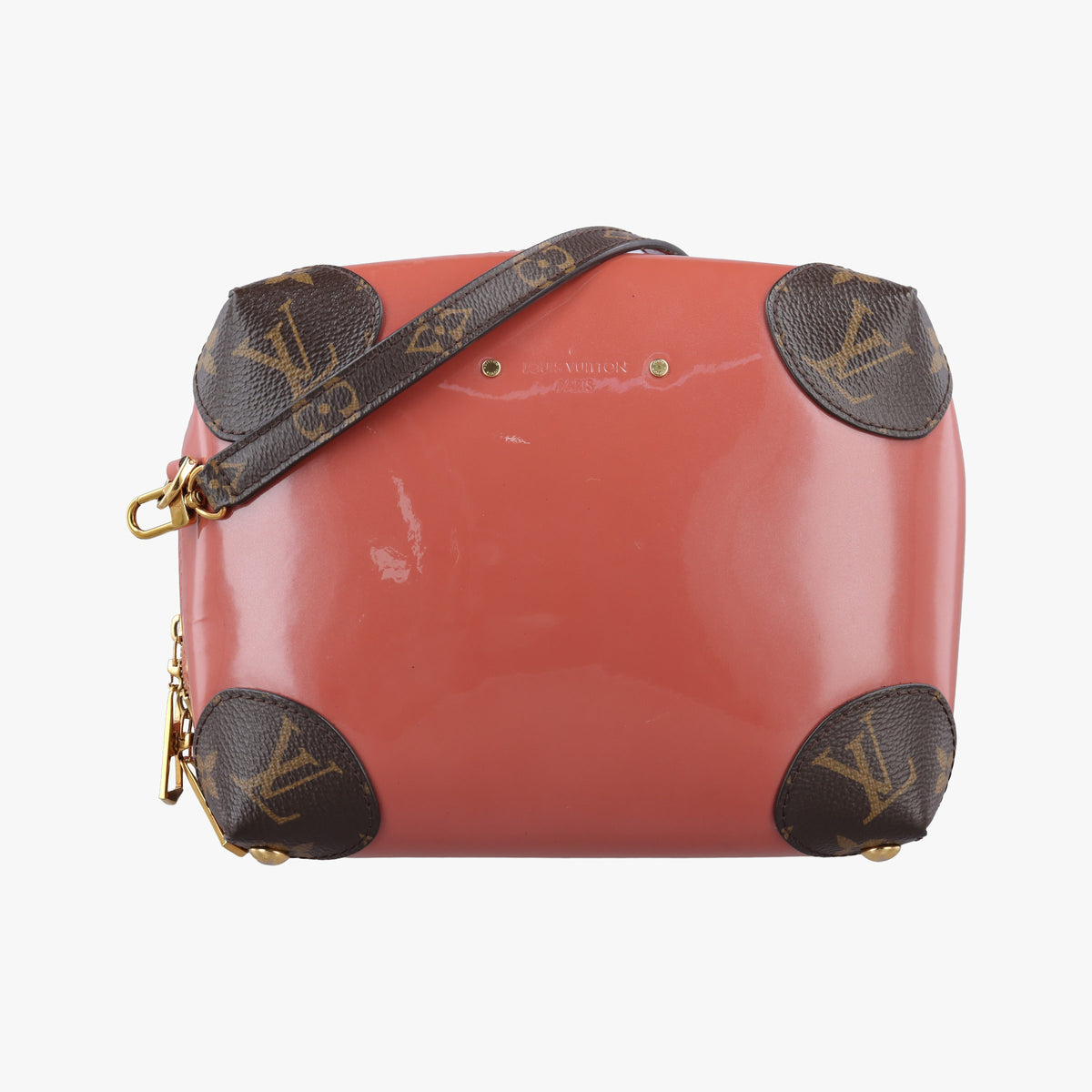 Vintage Louis Vuitton Miroir Venice Vieux Rose Monogram Canvas×Vernis M53546 shoulderbag | stylenewstar