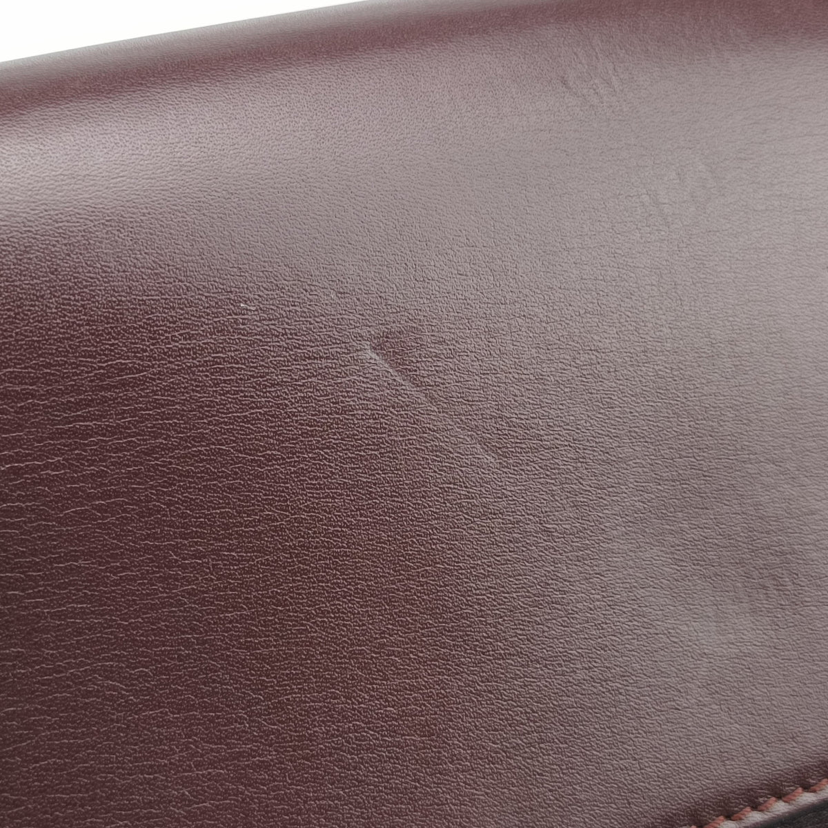 Pre-owned Loewe Barcelona Dark Burgundy Leather  shoulderbag | stylenewstar