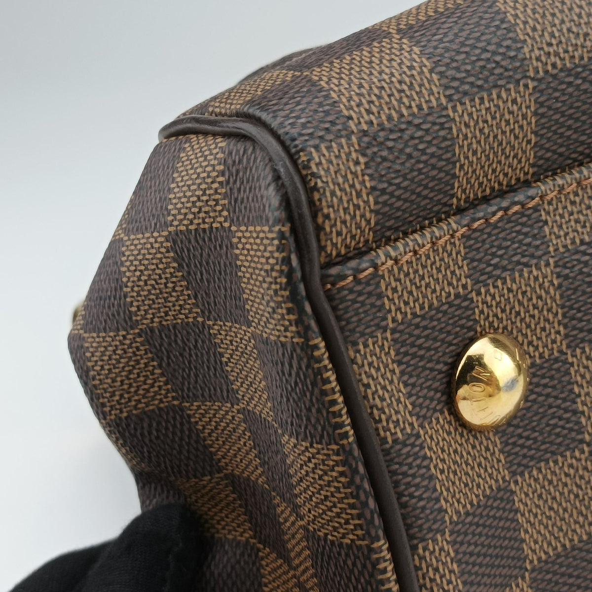 Vintage Louis Vuitton TREVI PM EBENE Damier Canvas N51997 shoulderbag | stylenewstar