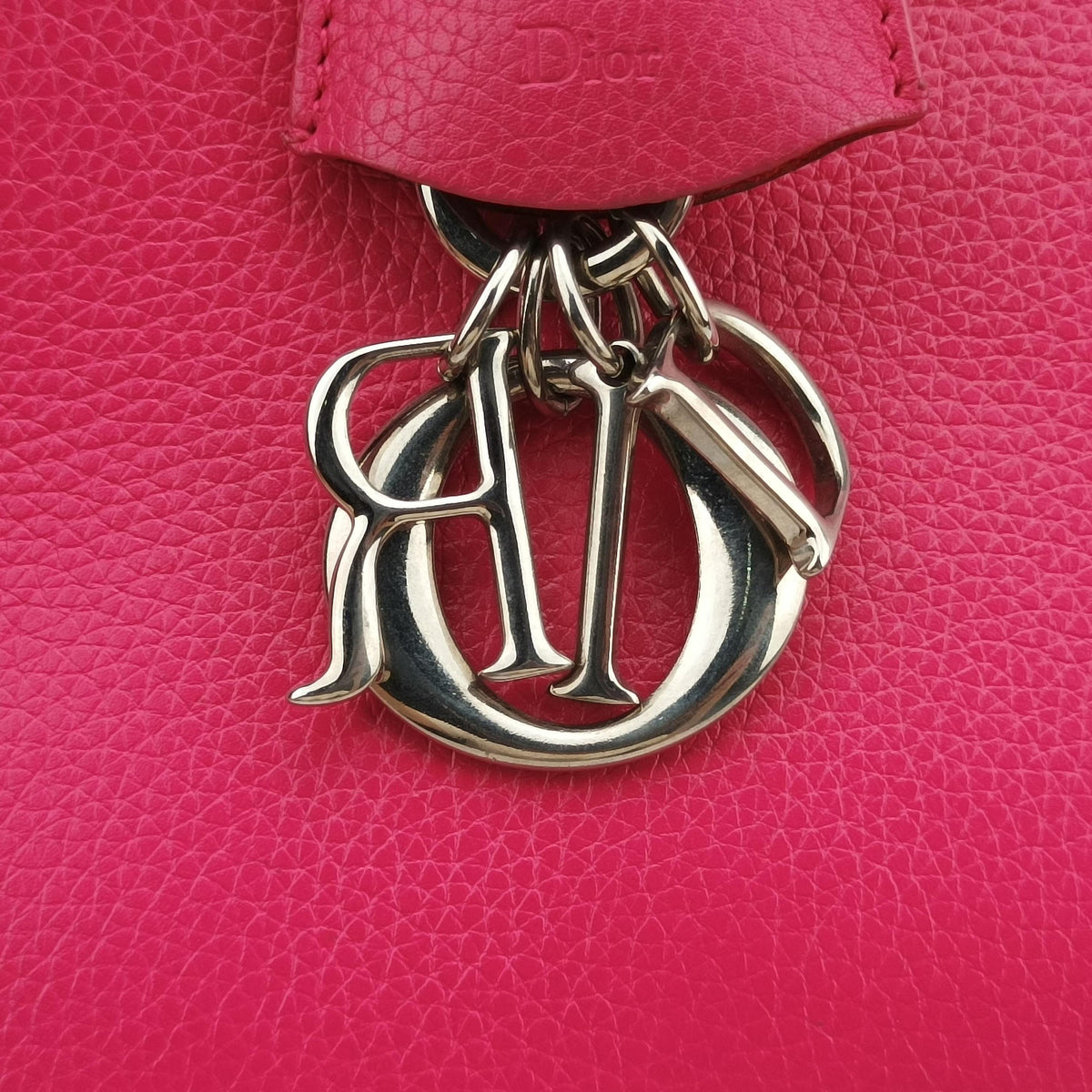 Vintage Christian Dior Dior Bar Pink Leather  handbag | stylenewstar