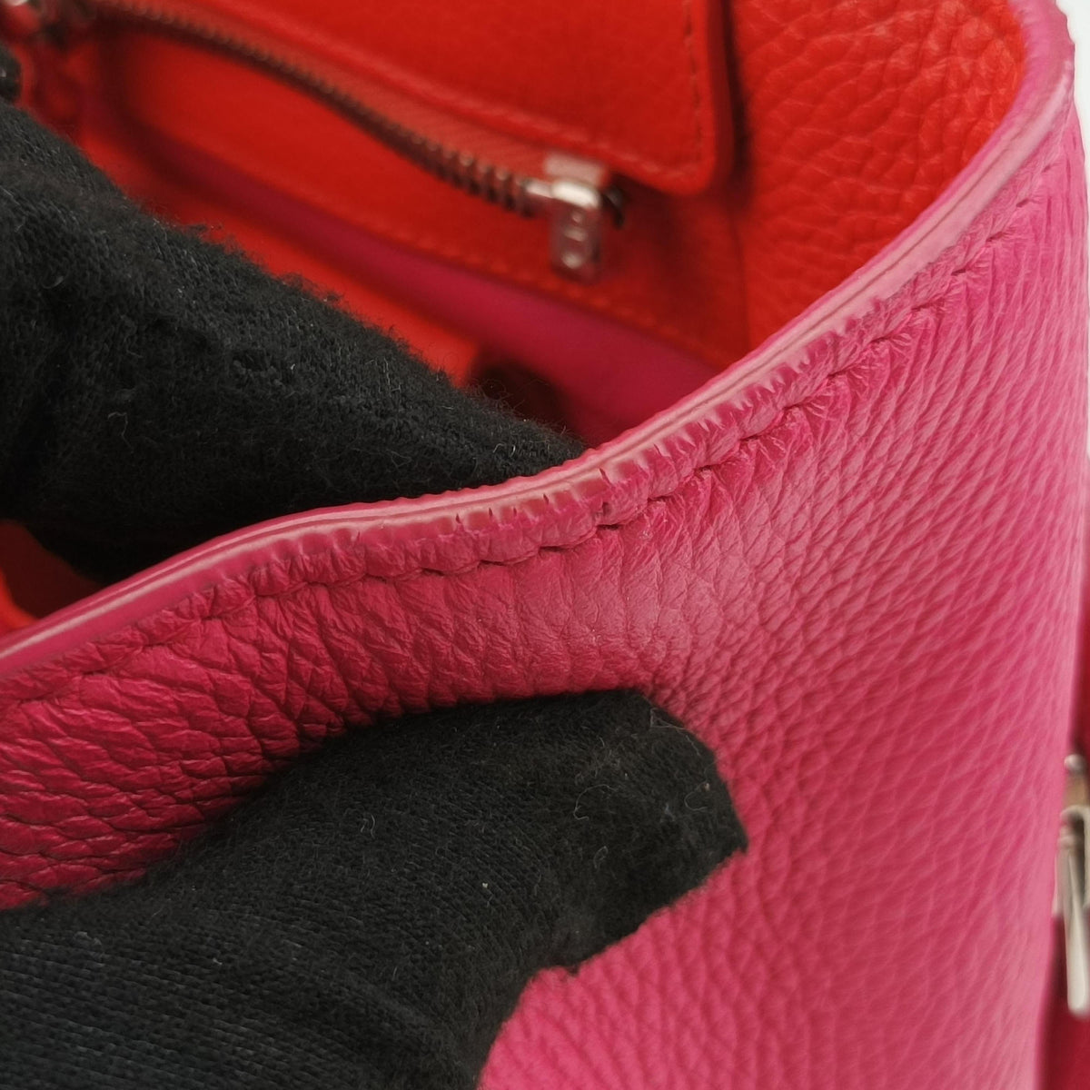 Vintage Christian Dior Dior Bar Pink Leather  handbag | stylenewstar