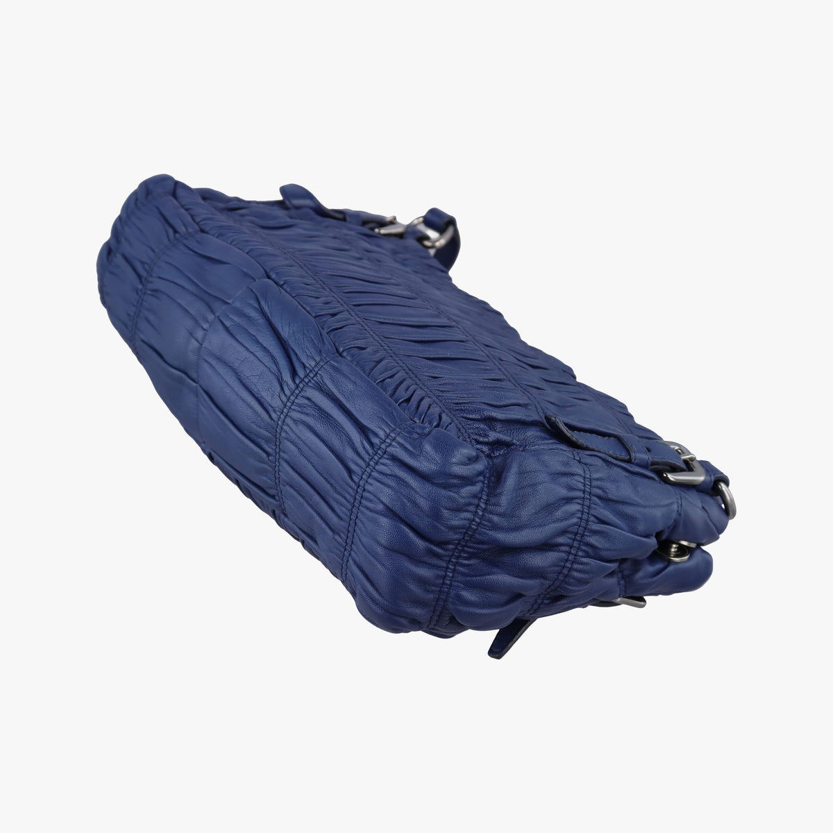 Secondhand Prada Gaufre Blue Lambskin  shoulderbag | stylenewstar