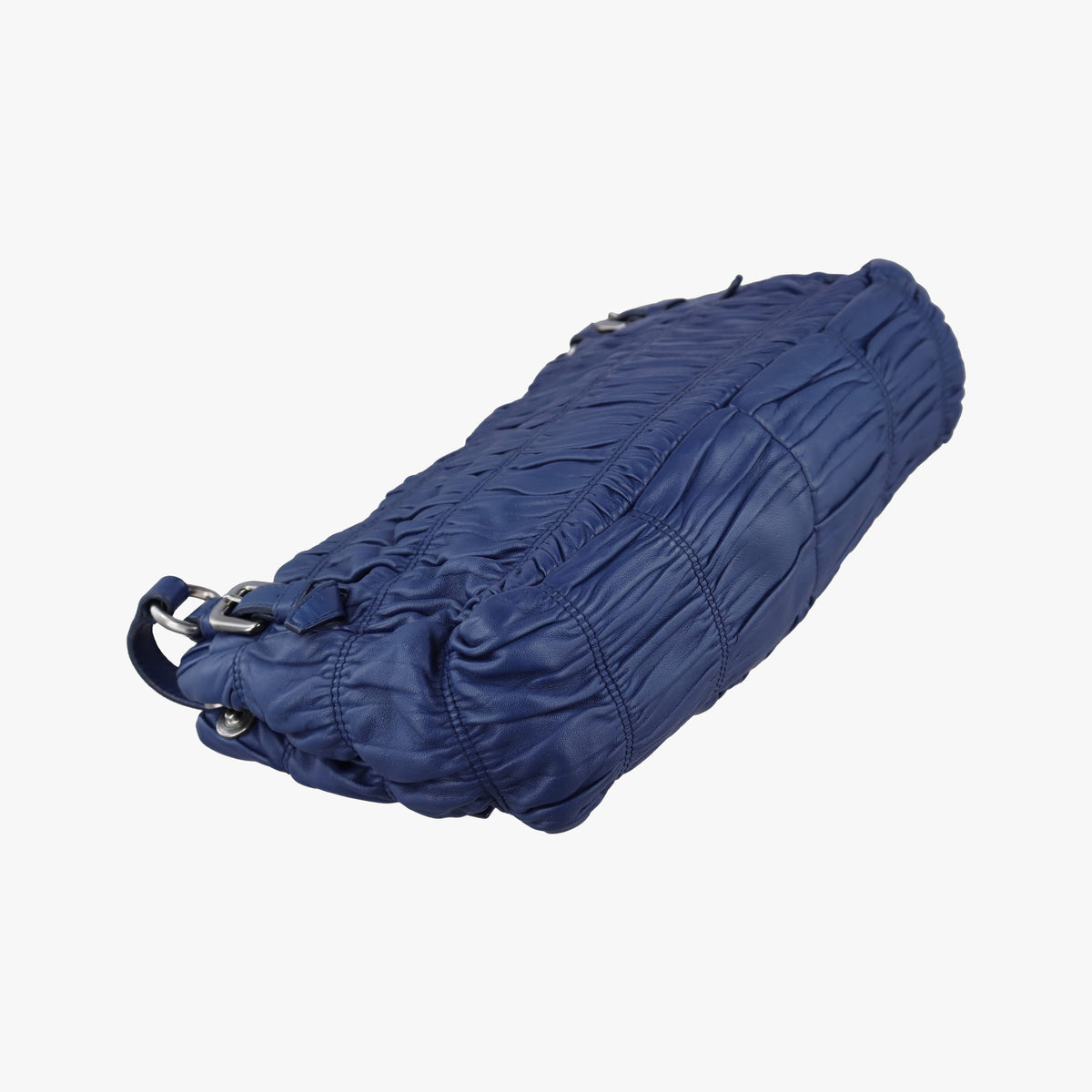 Secondhand Prada Gaufre Blue Lambskin  shoulderbag | stylenewstar