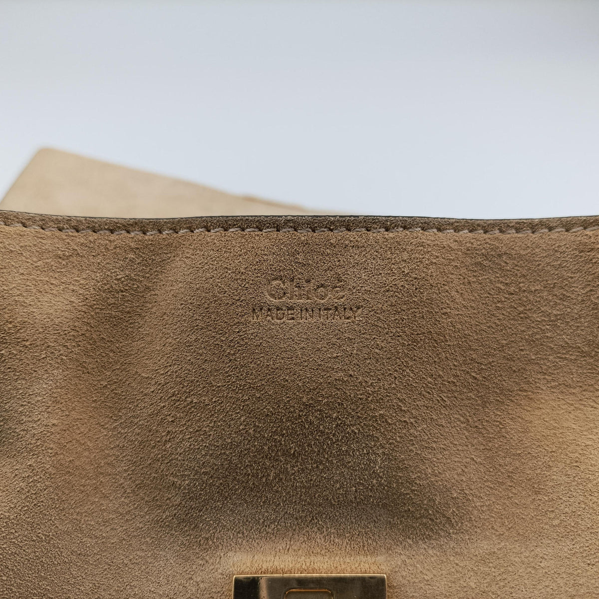 Pre-owned Chloe DREW Camel×Beige Leather×suede  shoulderbag | stylenewstar