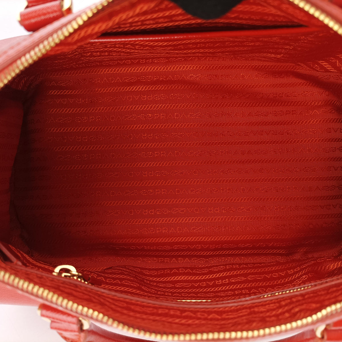 Pre-owned Prada Bowling Bag Orange Patent SAFFIANO Leather BL0797 shoulderbag | stylenewstar