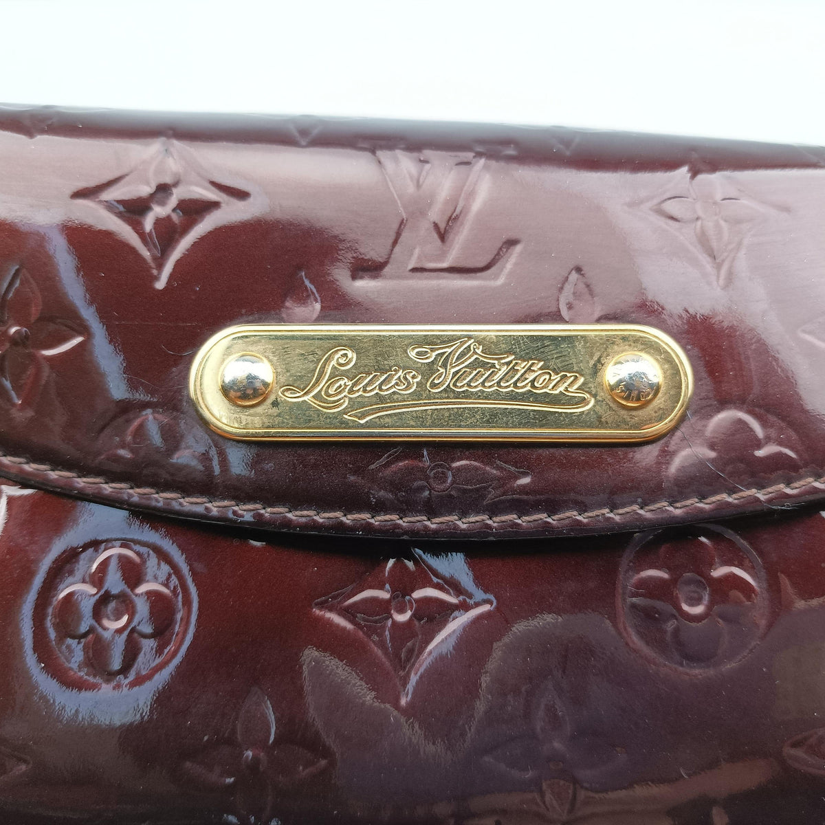 Secondhand Louis Vuitton Sunset Boulevard Monogram Rouge Fauvist Vernis M91679 handbag | stylenewstar