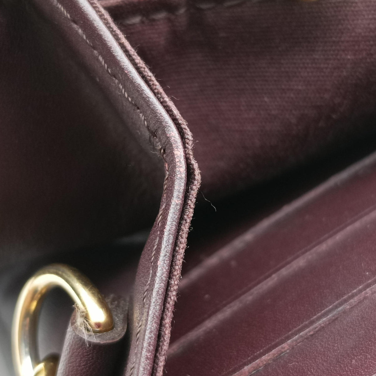 Secondhand Louis Vuitton Sunset Boulevard Monogram Rouge Fauvist Vernis M91679 handbag | stylenewstar