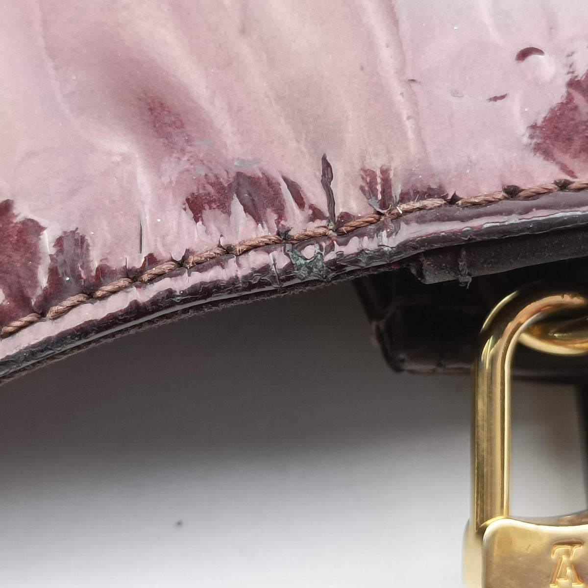 Secondhand Louis Vuitton Sunset Boulevard Monogram Rouge Fauvist Vernis M91679 handbag | stylenewstar