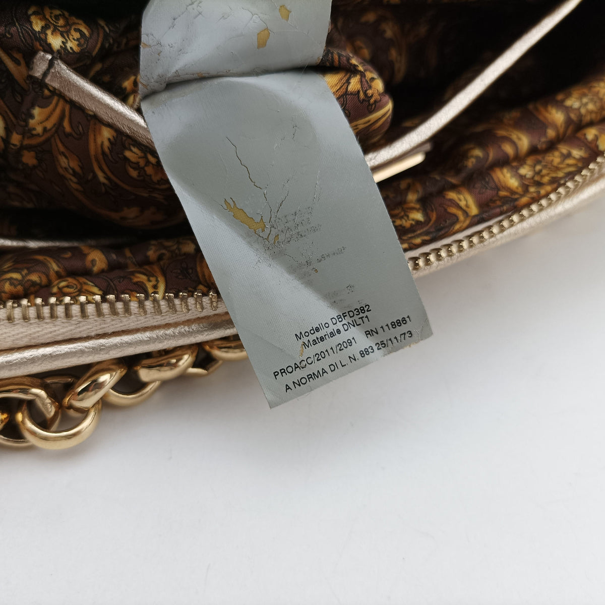 Pre-owned VERSACE Medusa Charm Vanitas Golden Leather  shoulderbag | stylenewstar