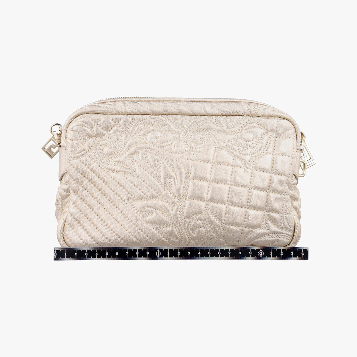 Pre-owned VERSACE Medusa Charm Vanitas Golden Leather  shoulderbag | stylenewstar