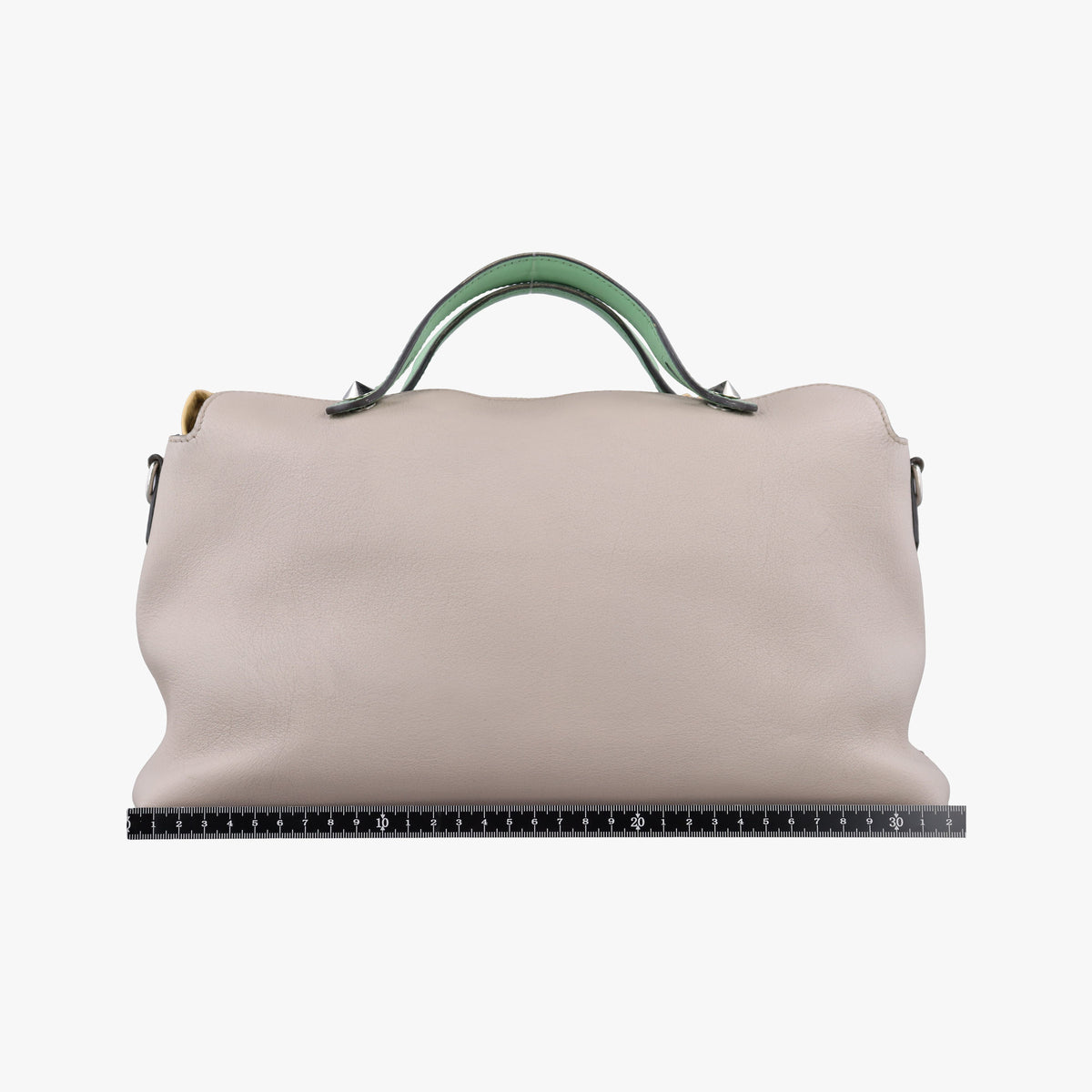 Pre-owned Fendi By The Way Grey leather 8BL125 shoulderbag | stylenewstar