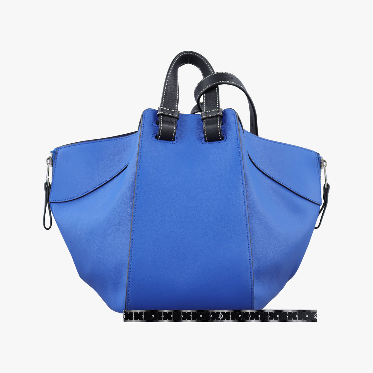 Pre-owned Loewe Hammock Blue leather  shoulderbag | stylenewstar