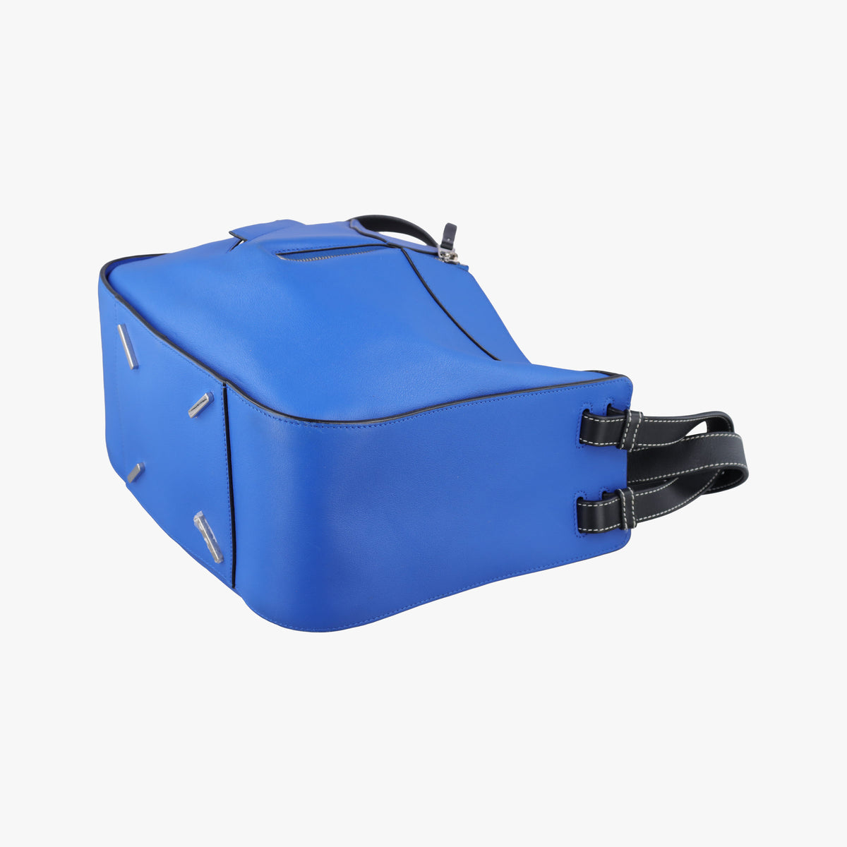 Pre-owned Loewe Hammock Blue leather  shoulderbag | stylenewstar
