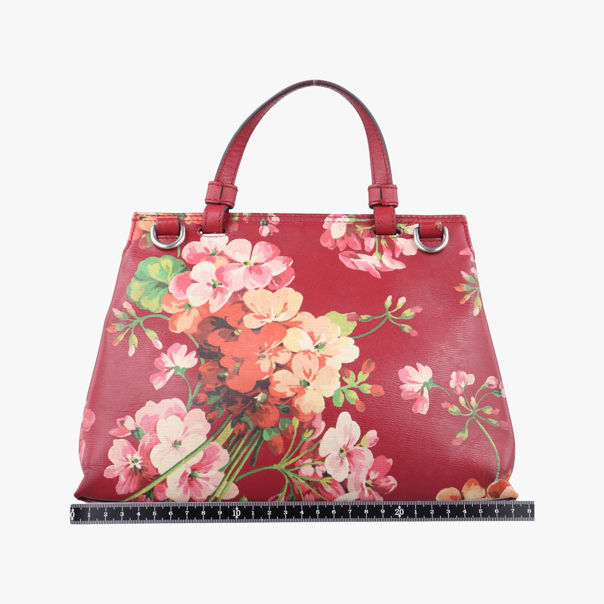 Pre-owned Gucci Bamboo Daily red×Multicolour Leather 370831 shoulderbag | stylenewstar
